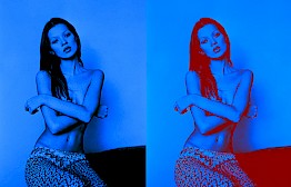 Kate Moss by Michel Haddi