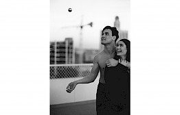 Brandon Lee and Charlotte Lewis by Michel Haddi