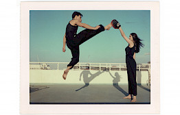 Brandon Lee and Charlotte Lewis by Michel Haddi