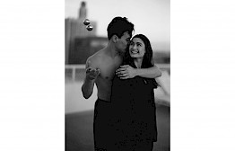 Brandon Lee and Charlotte Lewis by Michel Haddi